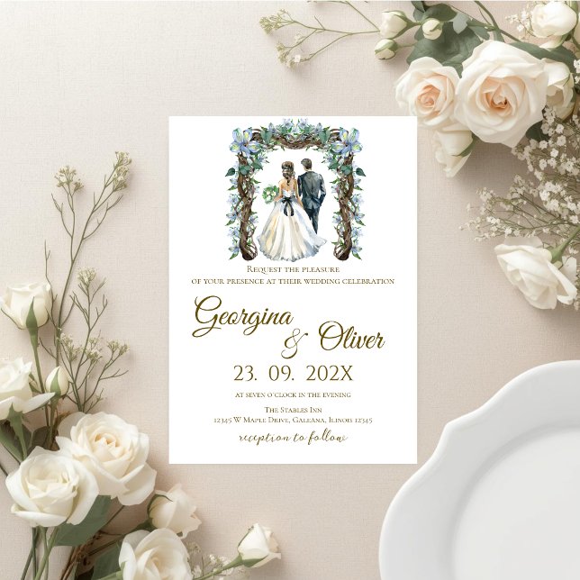 Elegant Floral Wedding Invitation (Creator Uploaded)