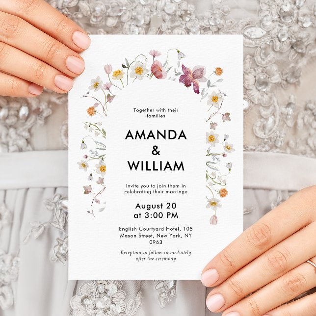 Elegant Floral Wedding Invitation (Creator Uploaded)