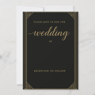 Elegant Floral Wedding Invitation Printable & Ed