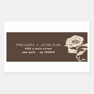 Elegant Floral Wedding Labels -1
