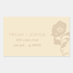 Elegant Floral Wedding Labels -4