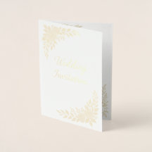 Elegant Floral Wedding Note Card 