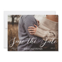 Elegant Floral Wedding QR Code Photo Save the Date