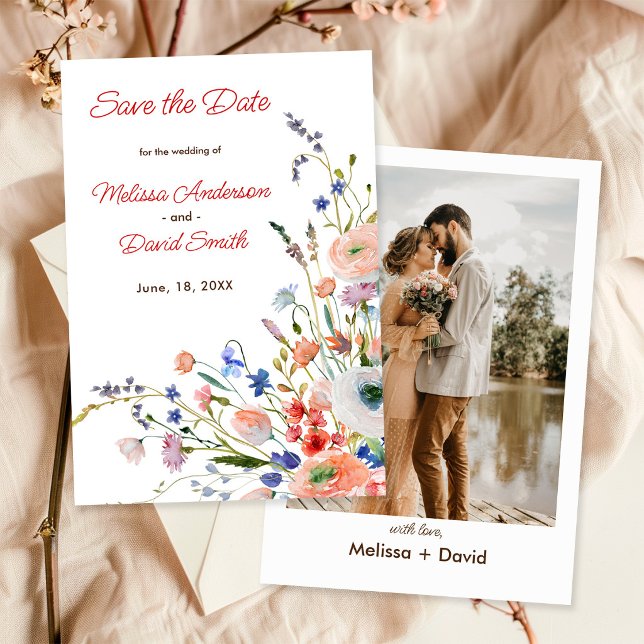 Elegant Floral Wedding Save The Date (Creator Uploaded)