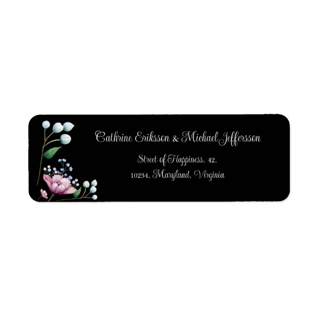 Elegant Floral Wedding Soft Botanical Romance (Front)