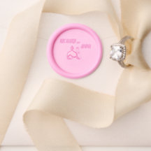 Elegant Floral Wedding Wax Seal 