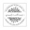 Elegant Floral Whimsical Script Handmade With Love