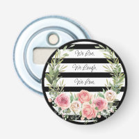 Elegant Floral Wreath on Black (and White)