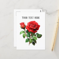 Elegant florist or Gardener Red rose