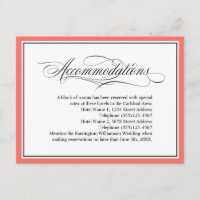 Elegant Flourishes Wedding Accommodations Coral