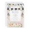 Elegant Flower Garden Bridal Shower Invitation
