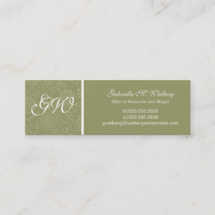 Elegant Flower Mummy Cards