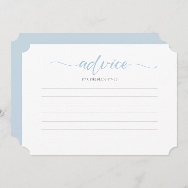 Elegant Flower Tea Bridal Brunch Advice Invitation (Front/Back)