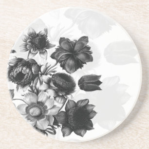 Elegant Flower Wedding Coasters