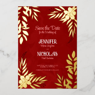 Elegant Flowers And Leaves Ornaments for Wedding F