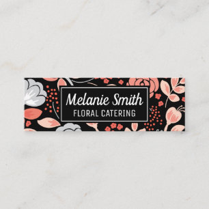 Elegant Flowers   Florist Catering Mini Business Card