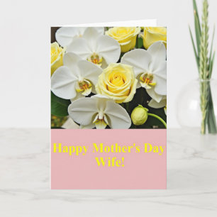 Elegant Flowers Mothers Day Card