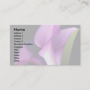Elegant Flowers Profile Card