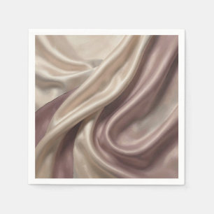 Elegant Flowing Silk Abstract Napkin