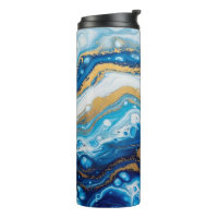 Elegant Fluid Art Decorative Coffee Mugs Abstract
