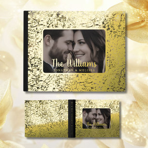 Elegant Foil Guest Book Picture Guestbook Texture