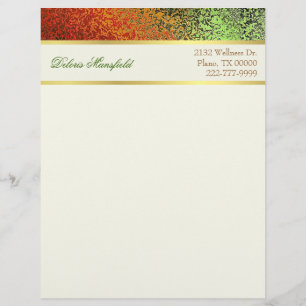 Elegant Foil Look Business Letterhead 1