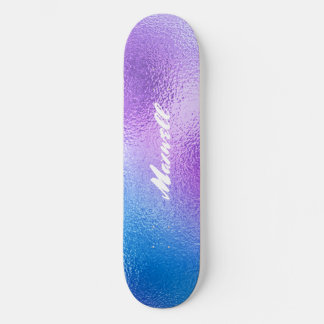 Elegant Foil Ombre gradient Skateboard