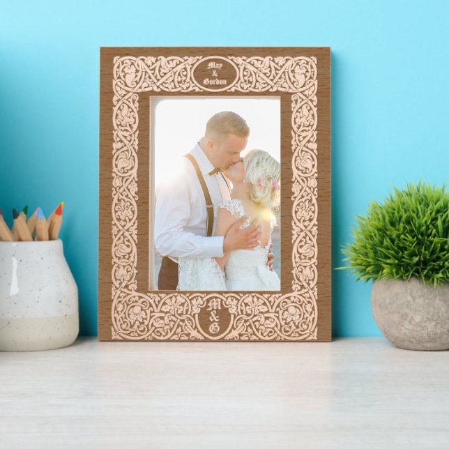 Elegant Foliage & Floral Border Etched Frames (Creator Uploaded)