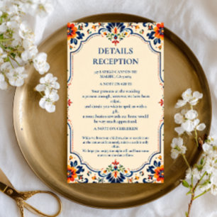 Elegant Folk Botanical Mexican Enclosure Card