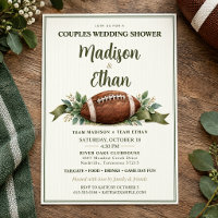 Elegant Football Tailgate Couples Wedding Shower