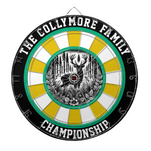 Elegant Forest Deer with Target Dartboard