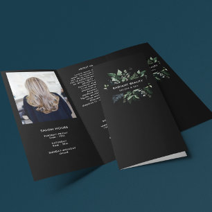 Elegant Forest Foliage Business Tri-fold Brochure 