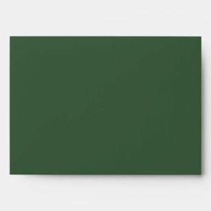 Elegant Forest Green Linen Envelopes