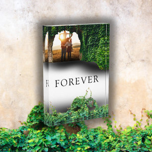 Elegant Forever Green Ivy Arched Photo Block