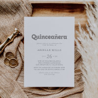 Elegant Formal Minimal Quinceañera