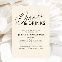 Elegant Formal Neutral Cream Ivory Dinner Party