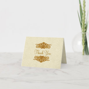 Elegant Formal Thank You Note Card