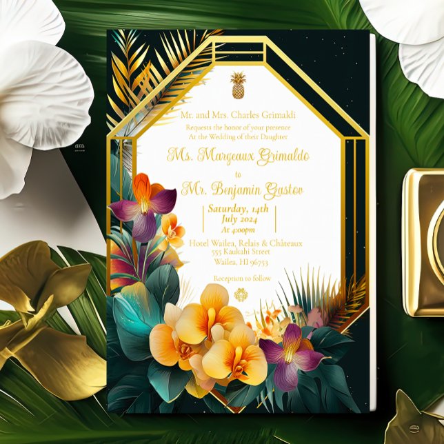 Elegant Formal Tropical Destination Wedding (Creator Uploaded)