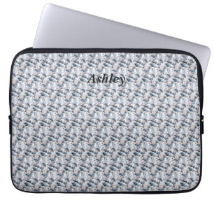 Elegant Fractal Diamond Laptop Sleeve