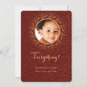 Elegant Frame Holiday Photo Card