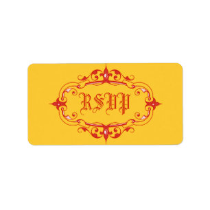 Elegant Frame Label