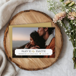 Elegant Frame Photo Overlay Save the Date