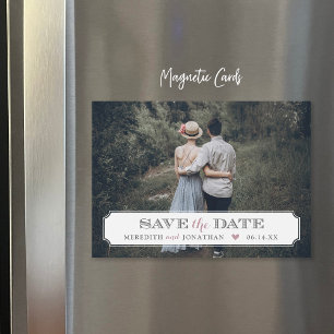 Elegant Frame Photo Overlay Save the Date