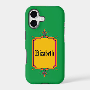 Elegant Framed Book Plate