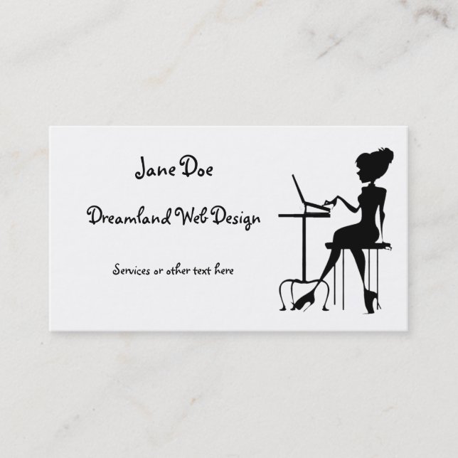 Elegant Freelancer Business Card (Front)
