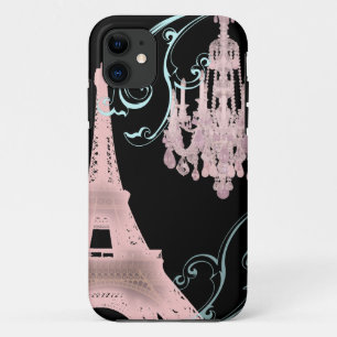 elegant french art paris eiffel tower Case-Mate iPhone case