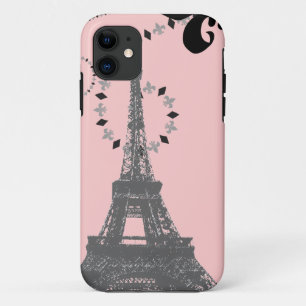 elegant french art paris eiffel tower Case-Mate iPhone case