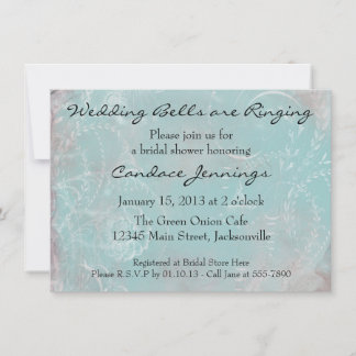 Elegant French Blue Toile Custom Invitation