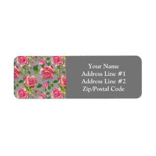 Elegant French Country Garden Rose Design