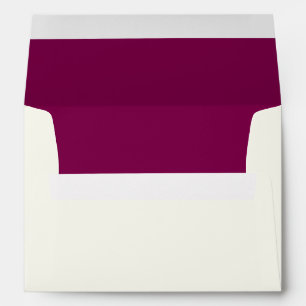 Elegant French Horn Christmas Multi Purple Envelope